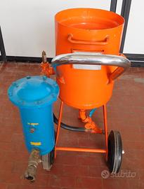 Sabbiatrice protech 24 lt completa di ugello