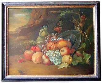 Natura morta Scuola fiammimga fine 19' Secolo