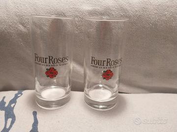 Set di 12 Bicchieri Four Roses