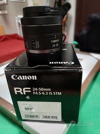 obiettivo canon rf 24-50