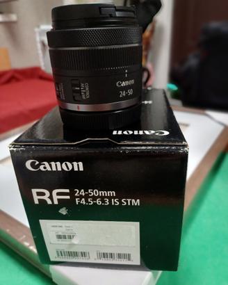 obiettivo canon full frame rf 24-50 is