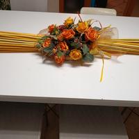 Composizione fiori finti