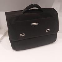 Cartella Roncato nera con tracolla – usata