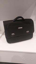 Cartella Roncato nera con tracolla – usata