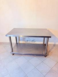 Bancone in acciaio 120x70 cm