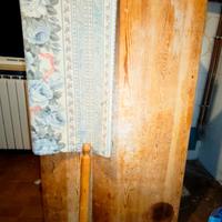 Spianatoia per pasta in legno con mattarello