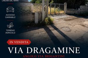 Lama via dragamine terreno agricolo