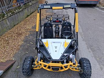 NUOVO BUGGY 125cc RUOTE 7 LUCI LED