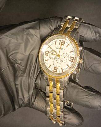 QiWatch Cronografo 40mm Bicolore - classico sport