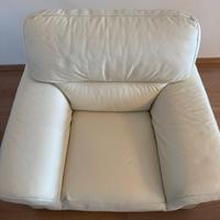 Poltrona in pelle