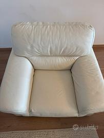 Poltrona in pelle