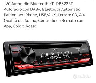  Autoradio JVC CON BLUETOOTH,CD,DAB