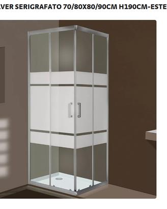 box doccia in vetro temperato 5 mm