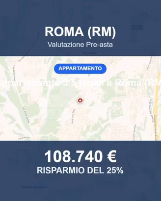 Immobile in asta di 60 m² a Roma