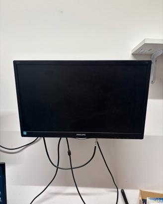 Monitor philips 22” con staffa di fissaggio