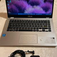 Notebook 14" ASUS E410MA Bianco