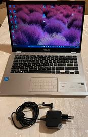 Notebook 14" ASUS E410MA Bianco