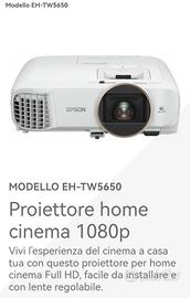 VIDEOPROIETTORE HOME CINEMA EPSON EHTW 5650