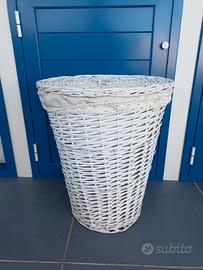 cesto portabiancheria, porta giocattoli, multiuso 