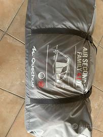 Tenda senza paletti ma con tubolari gonfiabili