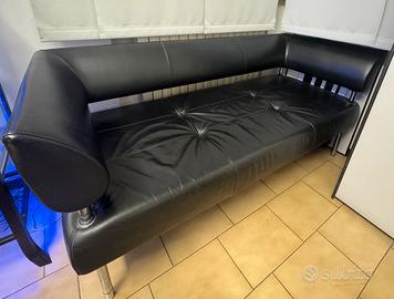 Divano da ufficio in pelle