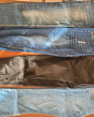 4 jeans ragazza 13/14 anni