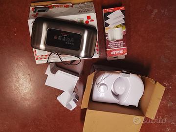 affettatrice con macchina per vuoto