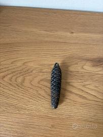 Peso per orologio a cucù a forma di pigna vintage