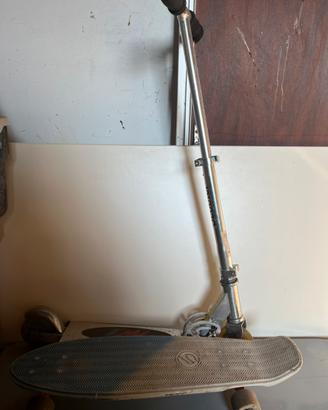 Skateboard e monopattino