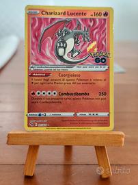 pokemon carta charizard lucente pokemon go