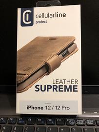 COVER iPhone 12/12 Pro in vera pelle