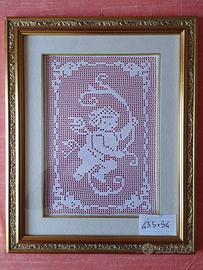 Quadro all’uncinetto 43,5x 74