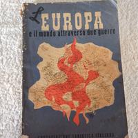 Libro militare vintage Europa tra le due guerre