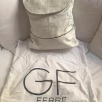 Gianfranco Ferrè Originale Borsa in Pelle Bianca