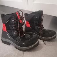 doposci scarponcini bambino 34 trekking neve