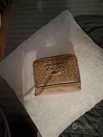 portafoglio originale Guess piccolo beige /marrone