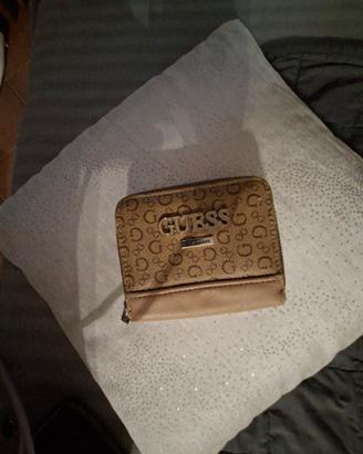 portafoglio originale Guess piccolo beige /marrone