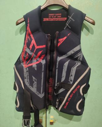 giubbotto salvagente x sci nautico in neoprene  HO