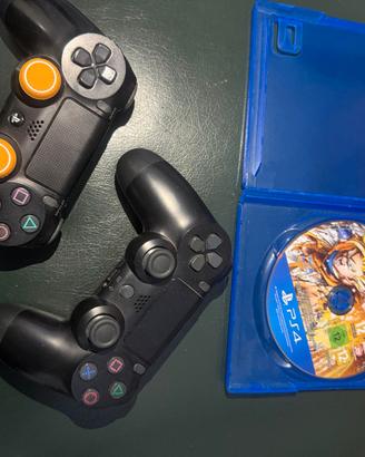 PlayStation 4 + 2 Joystick + Giochi 