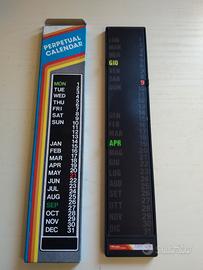 Calendario Perpetuo Vintage da Collezione 