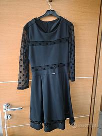 vestito elegante nero artigli 