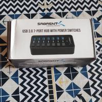 Sabrent Hub Usb 3.0 con 7 ingressi