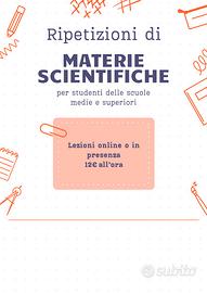 Ripetizioni materie scientifiche
