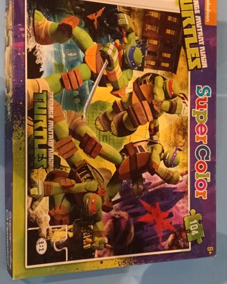 puzzle Supercolor Maxi Clementoni Tartarughe ninja