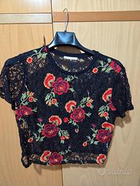 maglietta in pizzo Zara