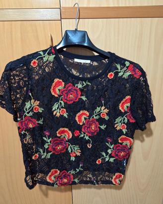 maglietta in pizzo Zara