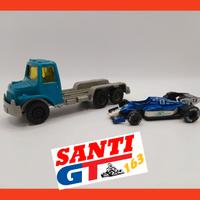Camion carro attrezzi e auto formula 1:60 e 1:43