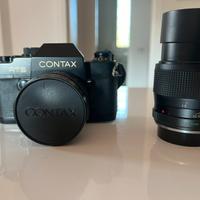 Macchina fotografica Contax RTS con obiettivi