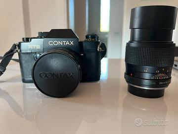 Macchina fotografica Contax RTS con obiettivi