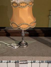 Lampada anni 50 in argento 800